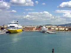 livorno cruise port live webcam